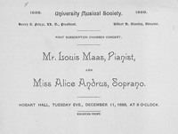 Program Book for 12-11-1888