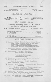 Program Book for 12-17-1889