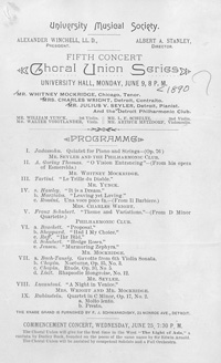 Program Book for 06-09-1890