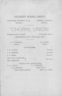 Program Book for 06-25-1890