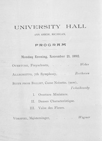 Program Book for 11-21-1892