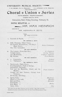 Program Book for 02-16-1894