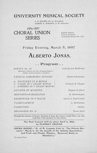 Program Book for 03-05-1897