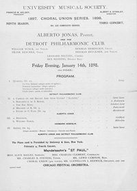 Program Book for 01-14-1898