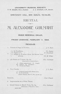 Program Book for 02-11-1898