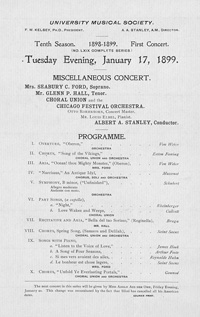 Program Book for 01-17-1899