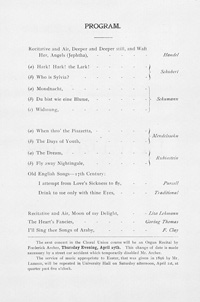 Program Book for 03-24-1899