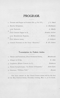 Program Book for 04-27-1899