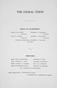 Program Book for 12-18-1899