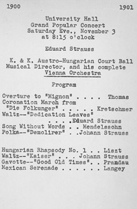 Program Book for 11-03-1900