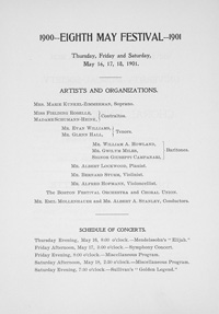 Program Book for 01-25-1901