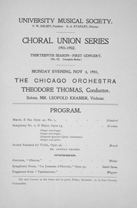 Program Book for 11-04-1901