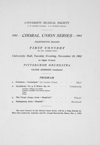 Program Book for 11-18-1902
