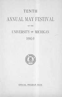 Program Book for 05-15-1903