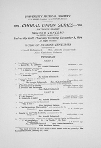 Program Book for 12-08-1904