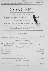 Program Book for 03-31-1905