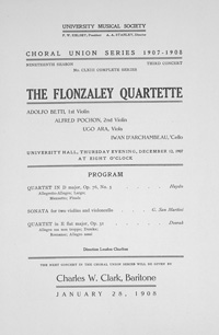 Program Book for 12-12-1907