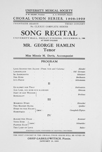 Program Book for 12-11-1908