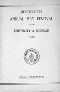 Program Book for 05-14-1909