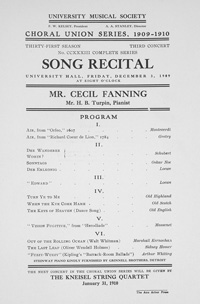 Program Book for 12-03-1909