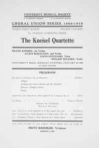 Program Book for 01-31-1910
