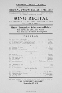 Program Book for 10-22-1912