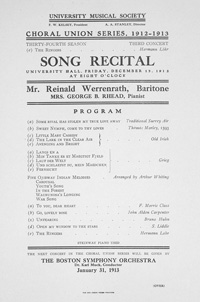 Program Book for 12-13-1912