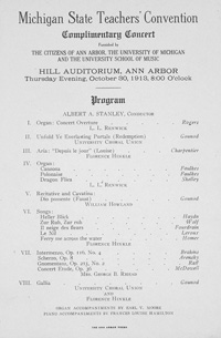 Program Book for 10-30-1913