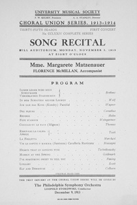 Program Book for 11-03-1913