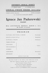 Program Book for 03-02-1914