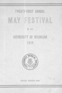 Program Book for 05-14-1914