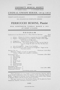 Program Book for 03-02-1915