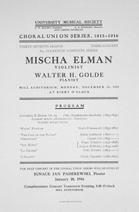 Program Book for 12-13-1915