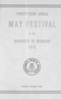 Program Book for 05-20-1916