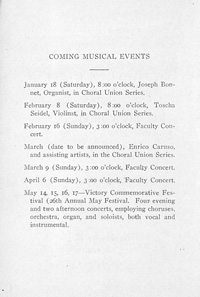 Program Book for 01-12-1919
