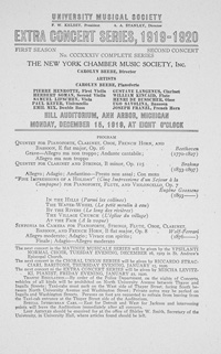 Program Book for 12-15-1919