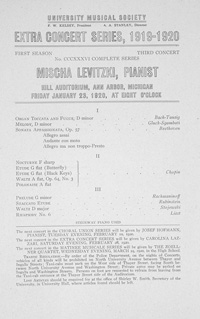Program Book for 01-23-1920