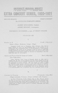 Program Book for 11-04-1920