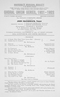 Program Book for 11-22-1921