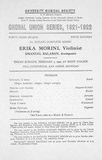Program Book for 02-03-1922