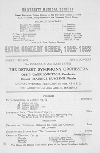Program Book for 02-19-1923