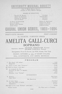 Program Book for 10-19-1923