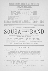 Program Book for 10-22-1923