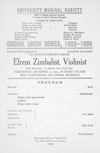 Program Book for 12-12-1923