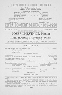 Program Book for 02-18-1924