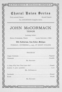 Program Book for 11-03-1925