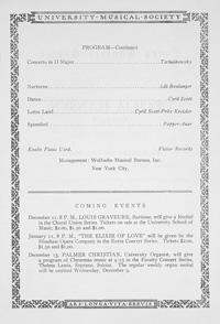 Program Book for 12-07-1925