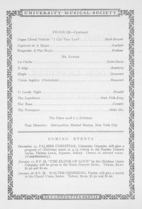 Program Book for 12-11-1925