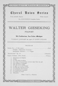 Program Book for 01-26-1926
