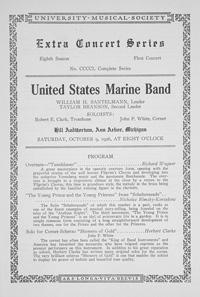 Program Book for 10-09-1926